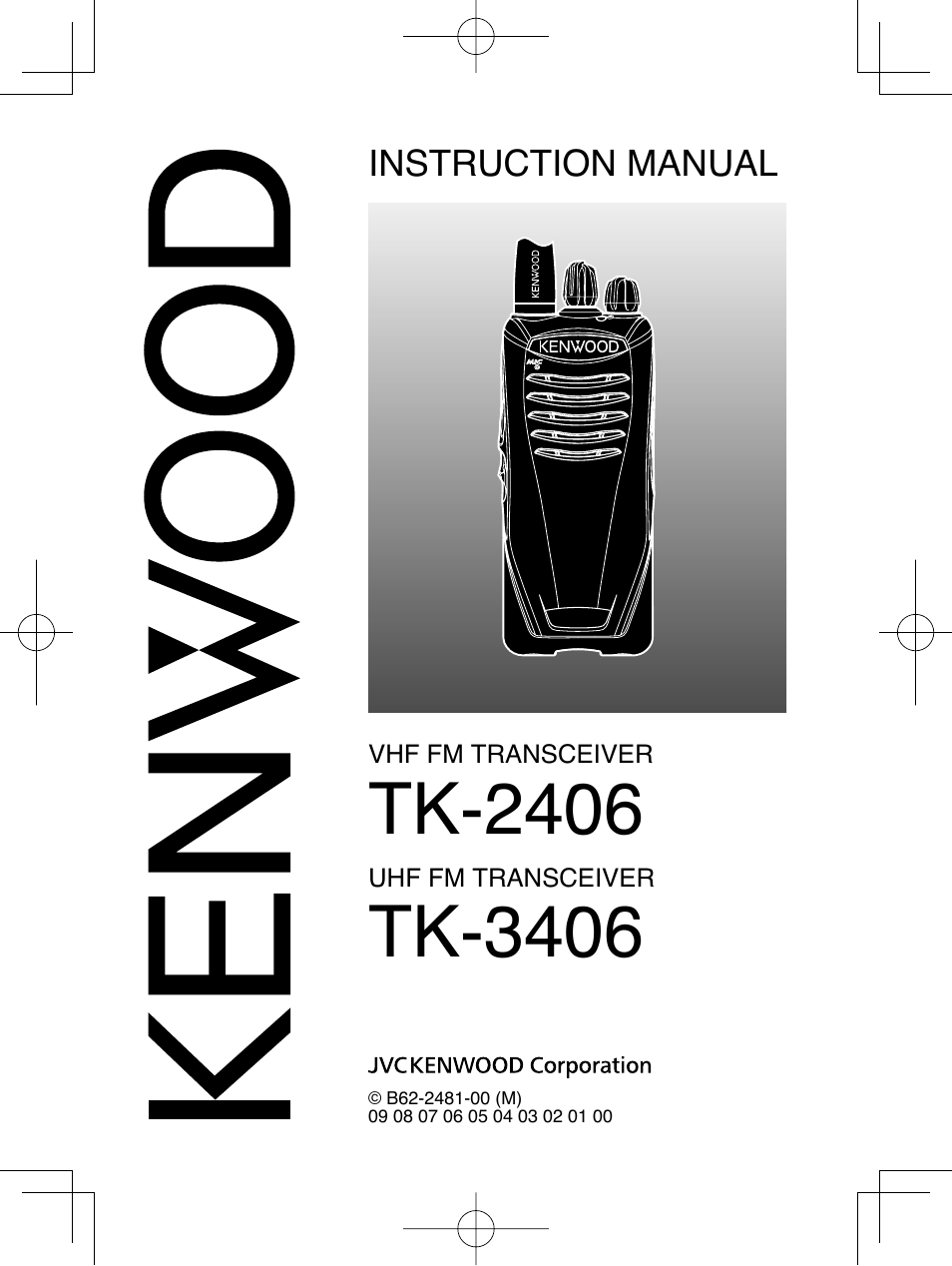 Kenwood TK-2406M User Manual | 21 pages