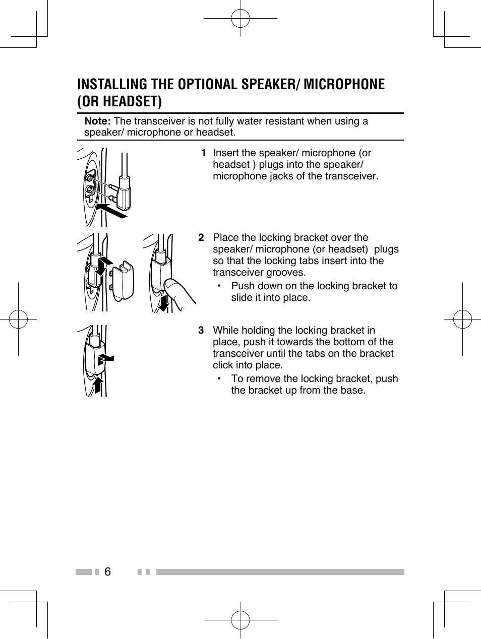 Kenwood TK-2406M User Manual | Page 12 / 21
