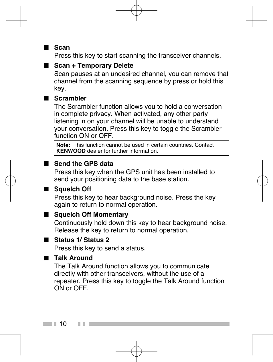 Kenwood TK-2406M User Manual | Page 16 / 21