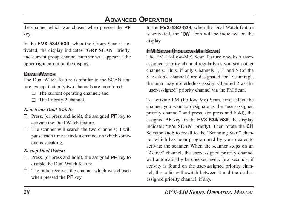 Vertex Standard eVerge EVX-531 User Manual | Page 30 / 48