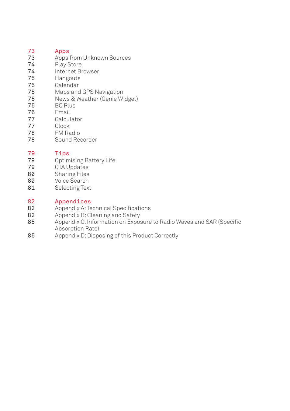 BQ Aquaris X5 Plus User Manual | Page 6 / 87