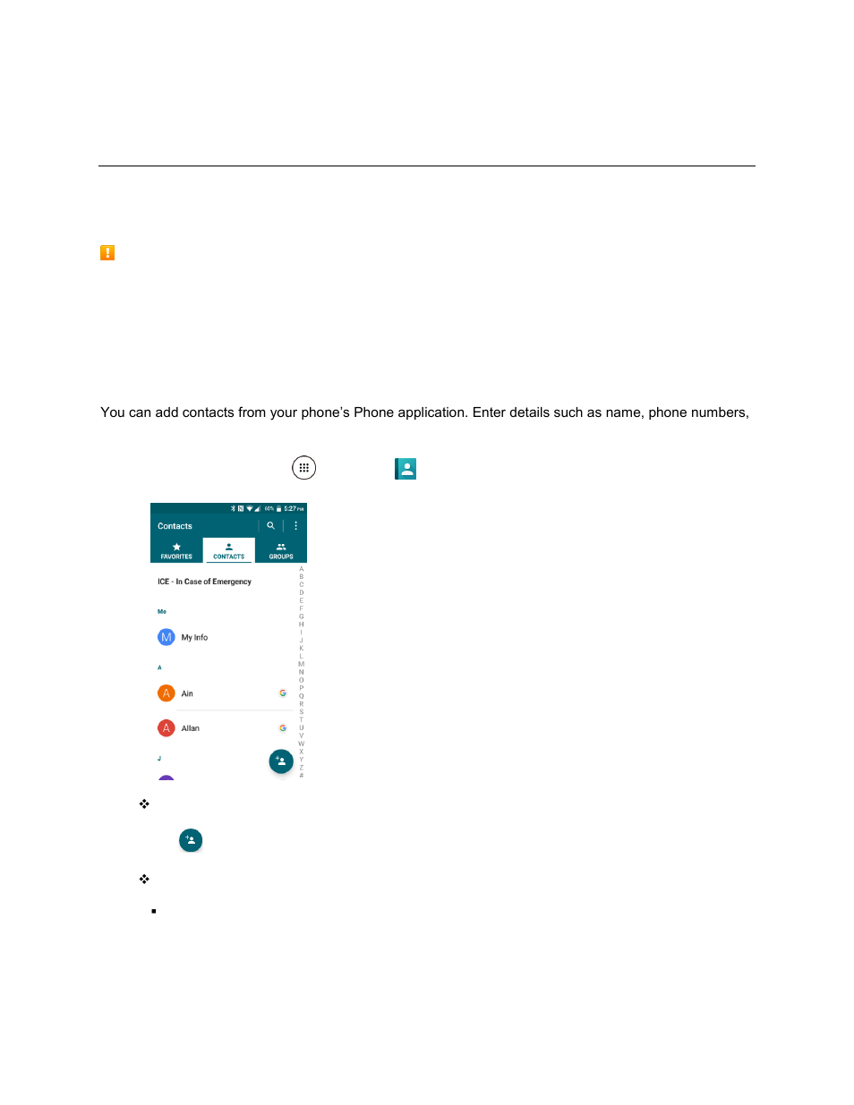Contacts, Add a contact | Kyocera DuraForce Pro User Manual | Page 78 / 245