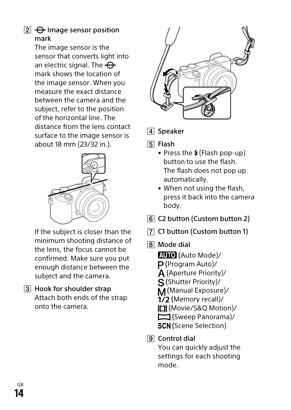 Sony α6500 ILCE-6500 User Manual | Page 14 / 507