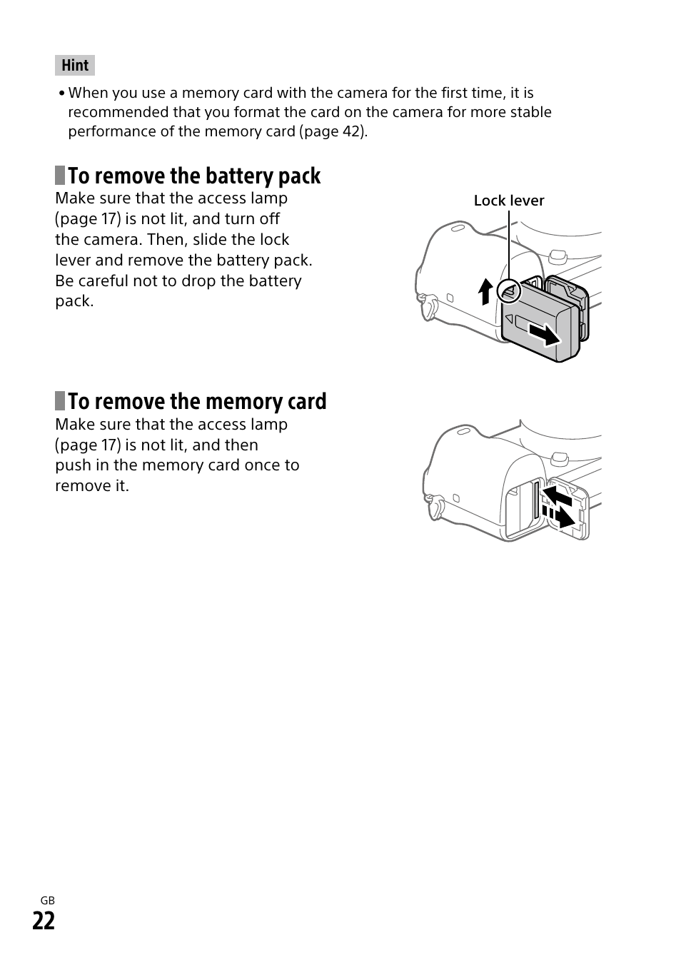 Sony α6500 ILCE-6500 User Manual | Page 22 / 507