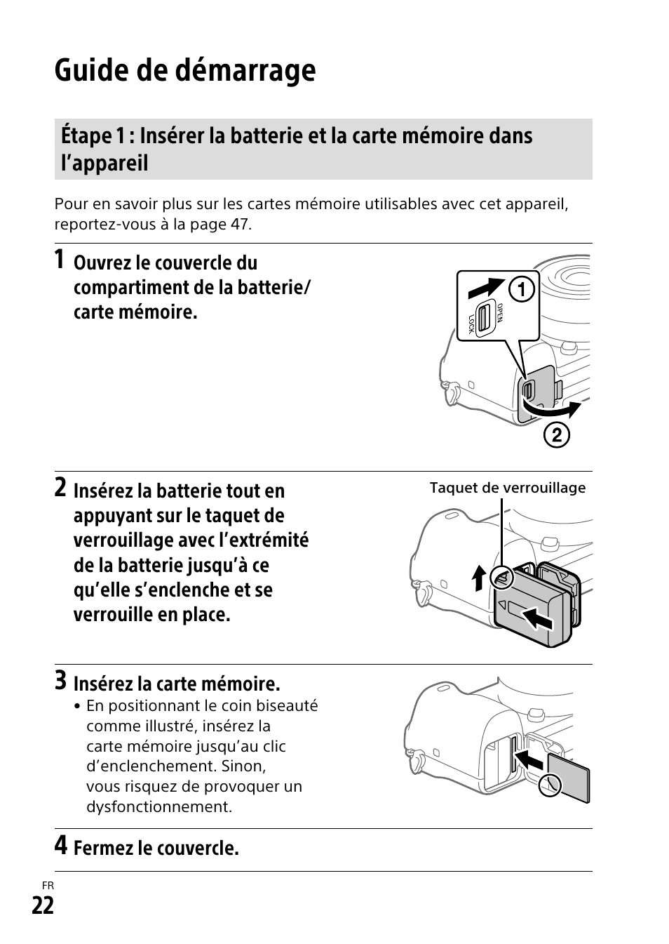 Guide de démarrage | Sony α6500 ILCE-6500 User Manual | Page 76 / 507