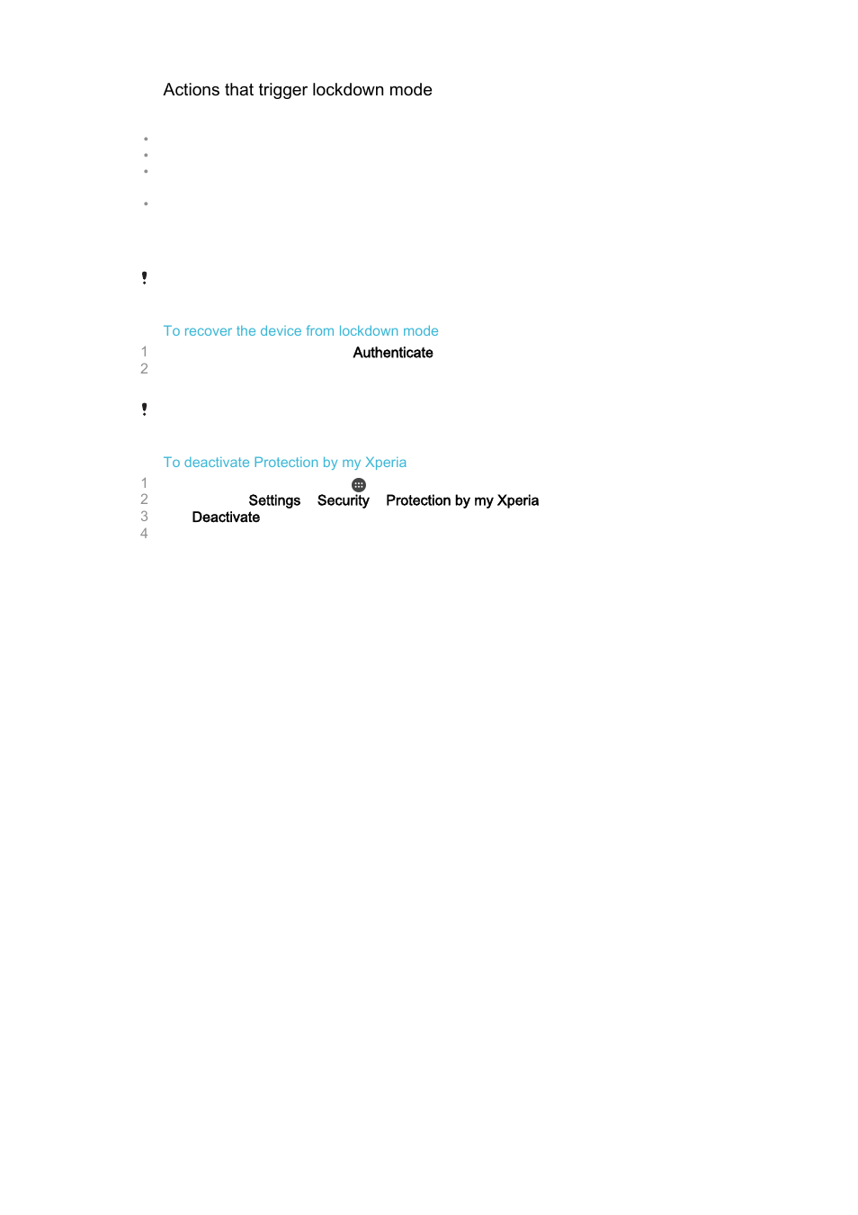 Sony Xperia Z4 Tablet SGP771 User Manual | Page 21 / 135