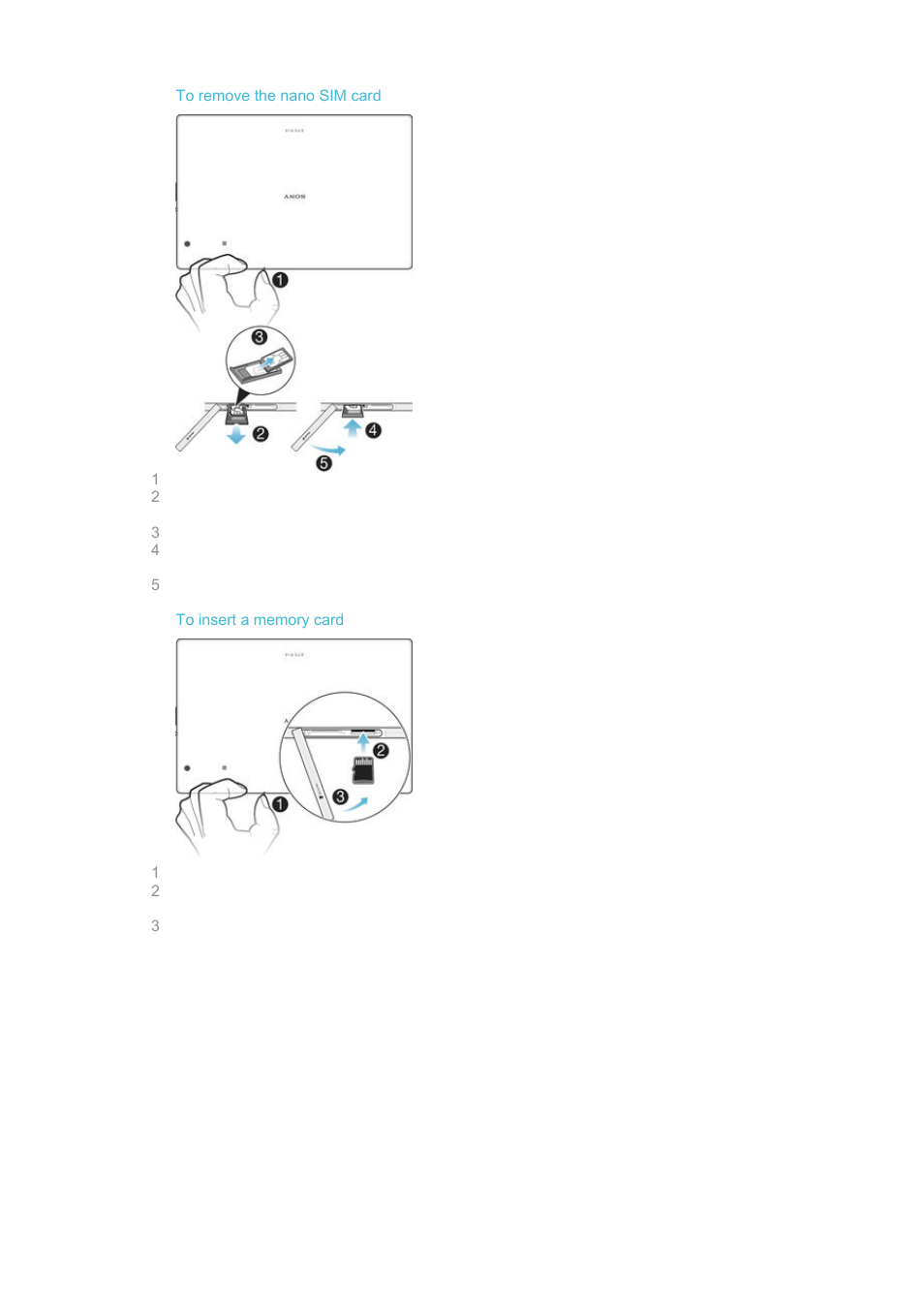 Sony Xperia Z4 Tablet SGP771 User Manual | Page 8 / 135