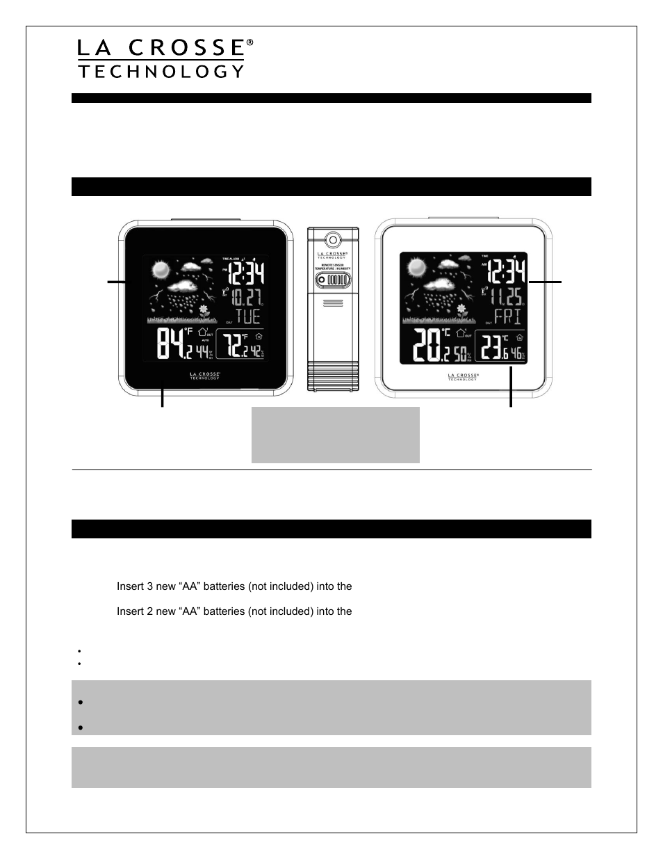 La Crosse Technology 308-146 User Manual | 13 pages