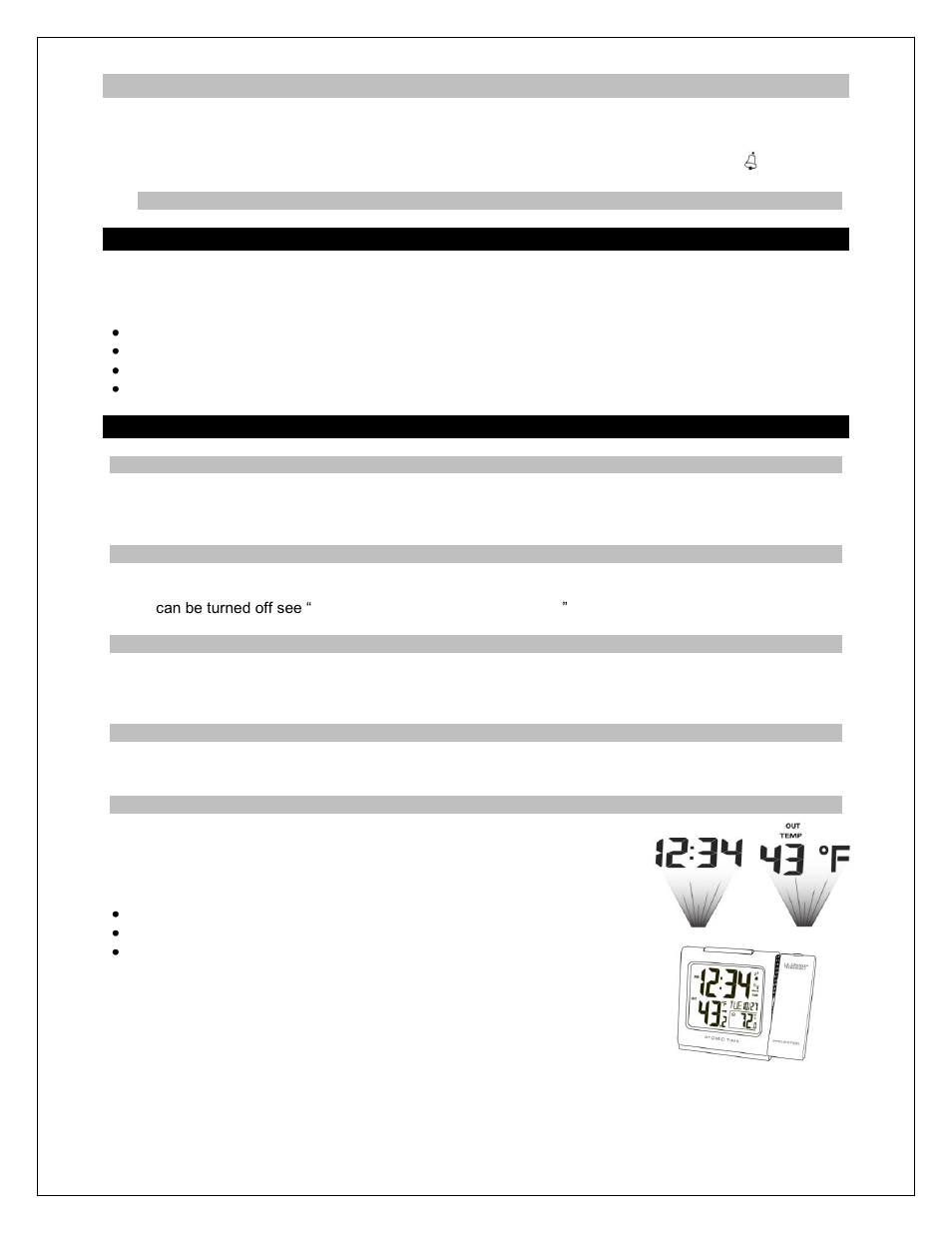 Snooze, Backlight and projection intensity, Projection | La Crosse Technology 616-146 User Manual | Page 7 / 11