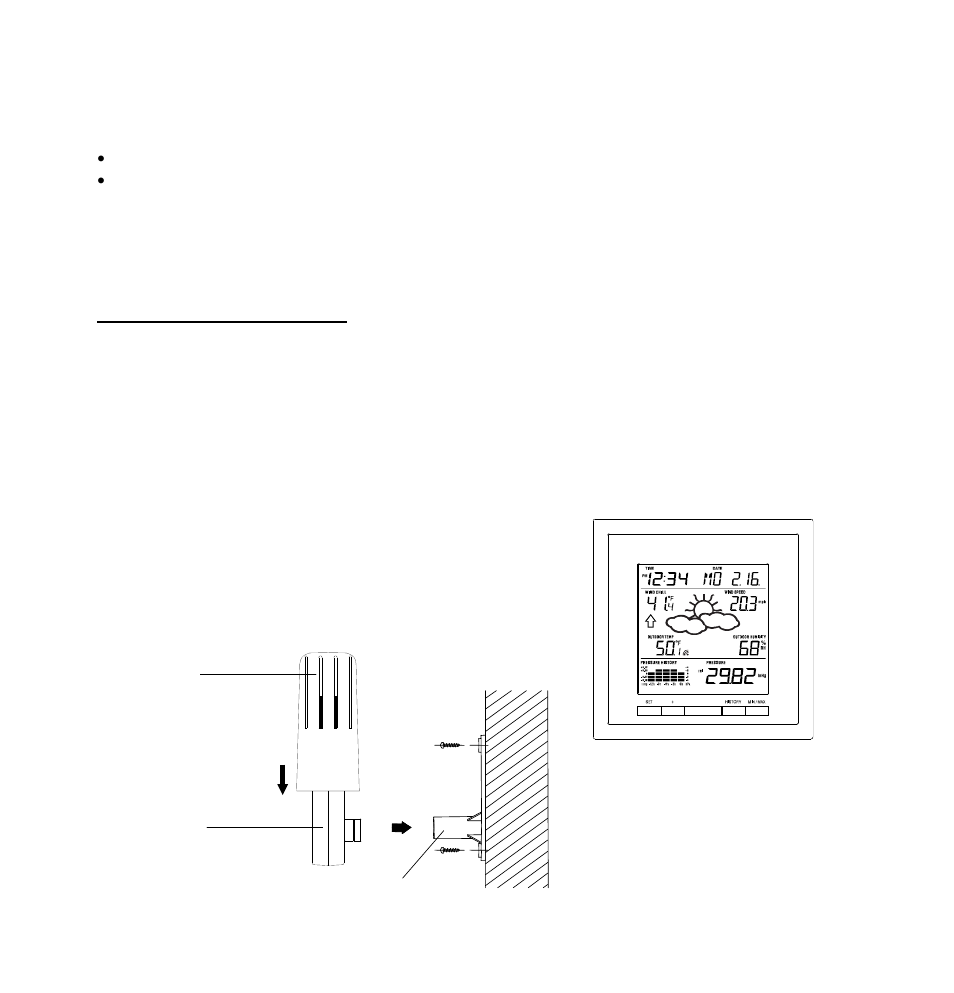 La crosse technology sensor extension cable, The weather station, The thermo-hygro sensor | Wall bracket, Positioning | La Crosse Technology WS-1913 User Manual | Page 31 / 37