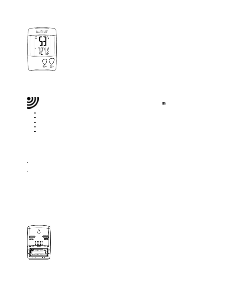 La Crosse Technology WS-9006U User Manual | Page 3 / 6