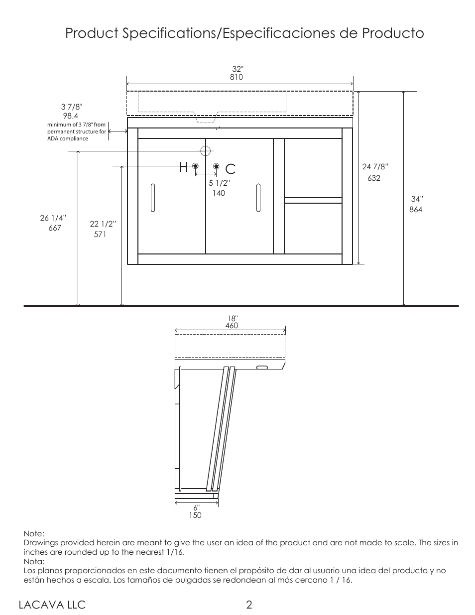 Lacava llc 2 | Lacava 5101A User Manual | Page 2 / 8
