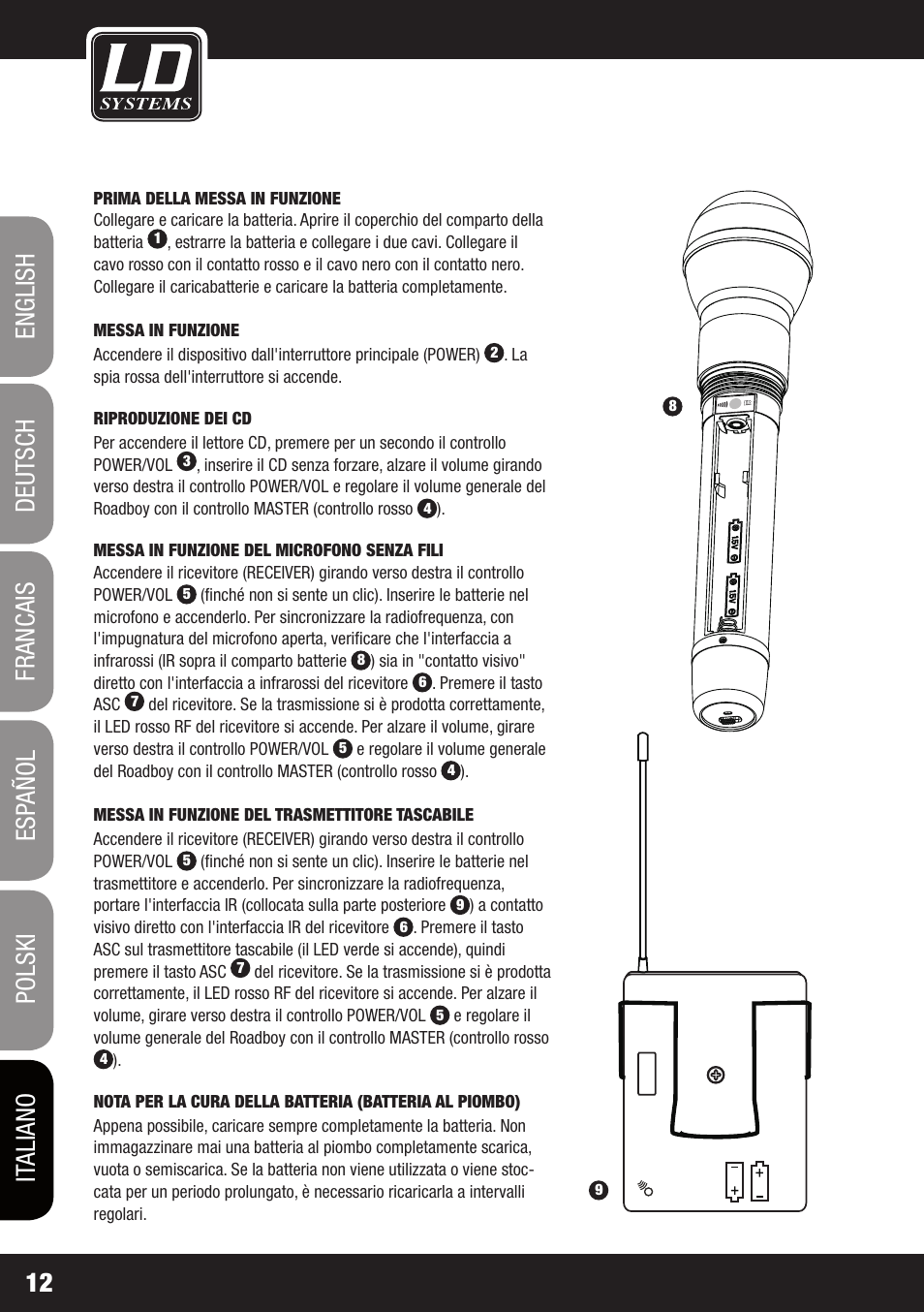 LD Systems ROADBOY 65 Quick Start Guide User Manual | Page 12 / 16