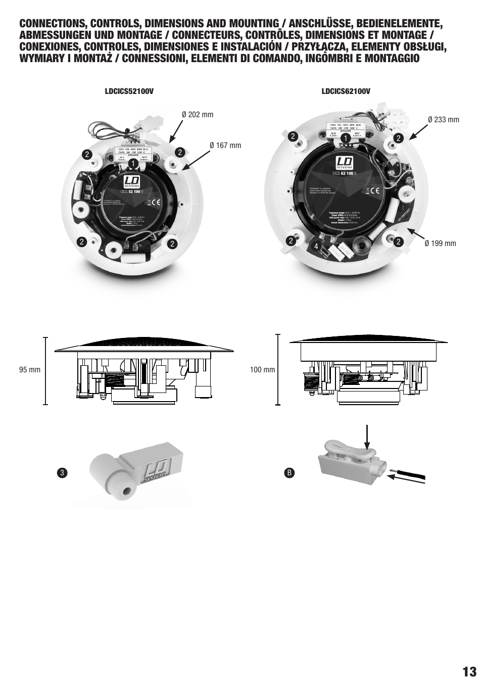 LD Systems CONTRACTOR CICS 62 100V User Manual | Page 13 / 28