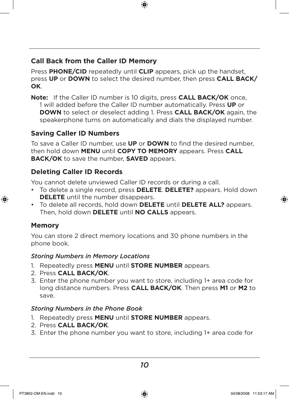 LEI Electronics PT3802 User Manual | Page 10 / 16