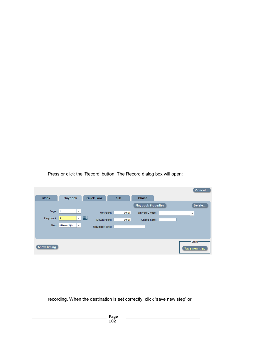 Playbacks, Reating, Laybacks | 10 playbacks, Xc users manual | Leprecon XC 350 User Manual | Page 102 / 144