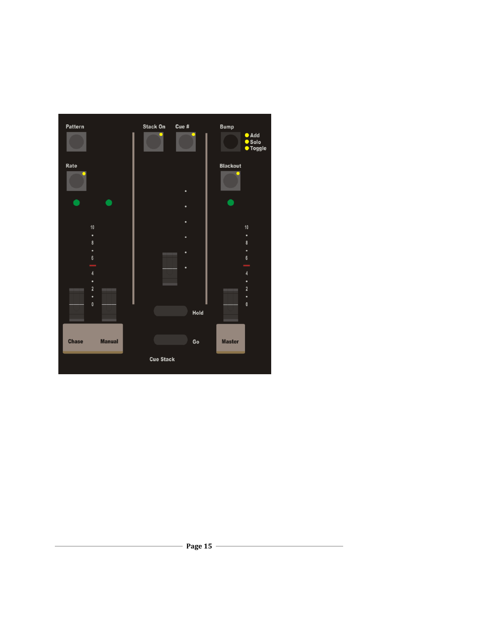 Hase and, Aster, Ontrols | Xc users manual | Leprecon XC 350 User Manual | Page 15 / 144