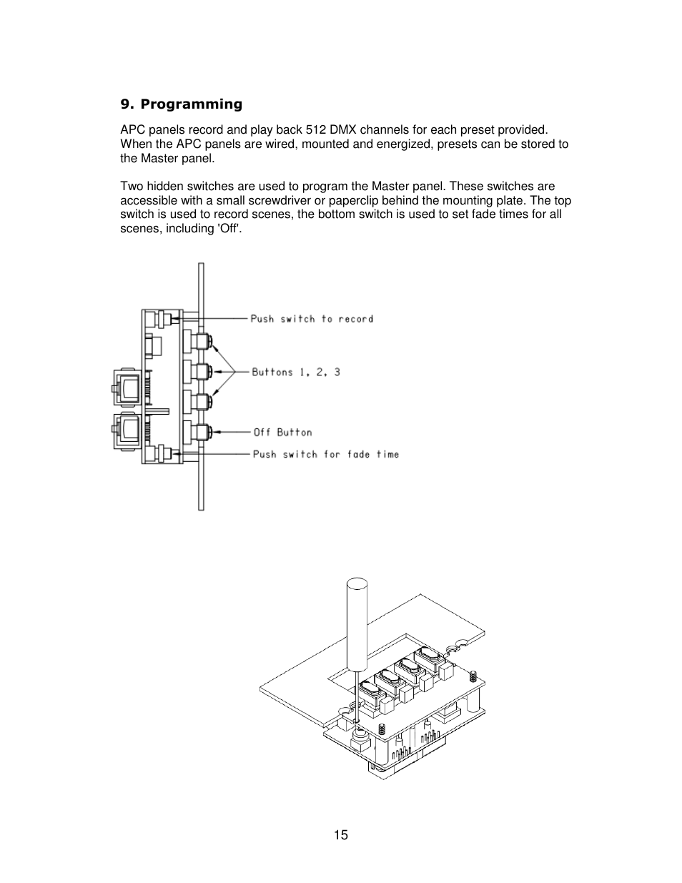 Leprecon APC Architectural Preset Control User Manual | Page 15 / 17