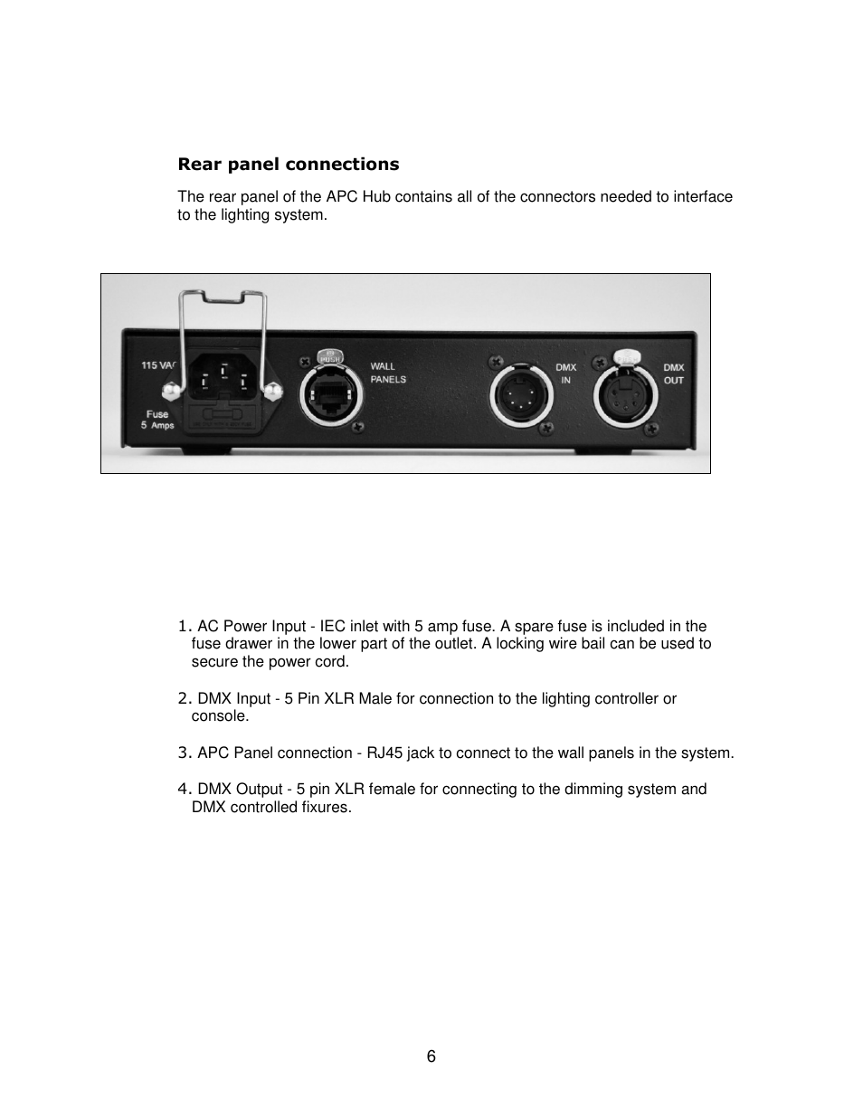 Leprecon APC Architectural Preset Control User Manual | Page 6 / 17