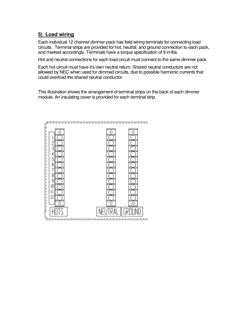 Leprecon VX Series permanent rack User Manual | Page 8 / 9