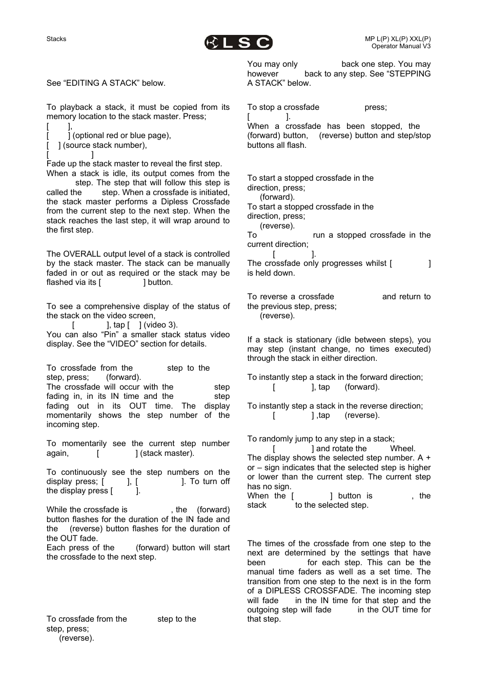 LSC Lighting maXim MP User Manual | Page 38 / 84