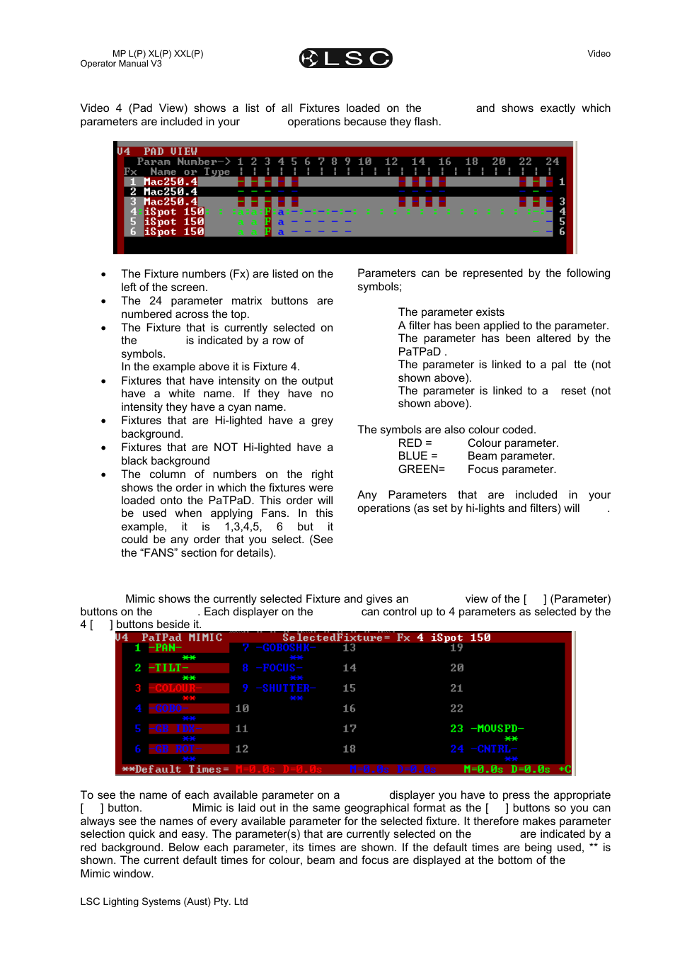 LSC Lighting maXim MP User Manual | Page 75 / 84