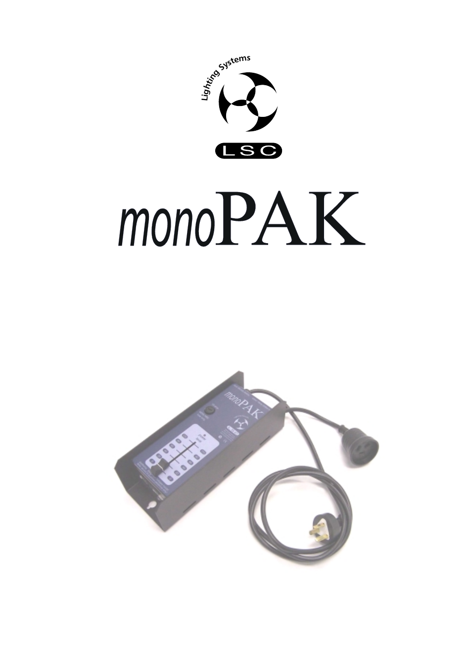 LSC Lighting monoPAK User Manual | 4 pages