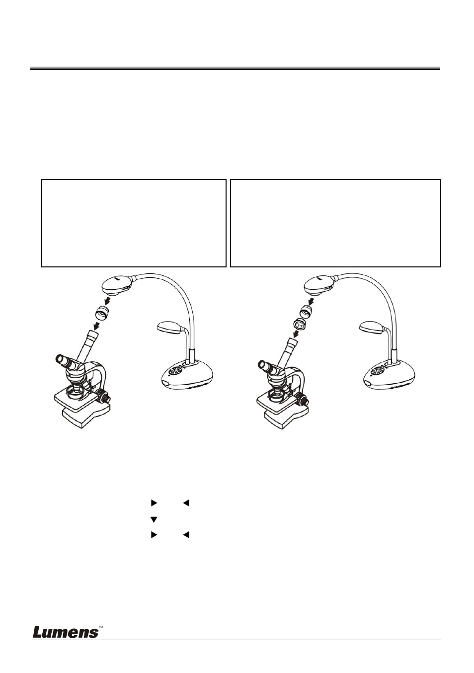 Chapter 9, Connecting to a microscope, Chapter 9 connecting to a microscope | Lumens Technology DC166 User Manual | Page 35 / 36