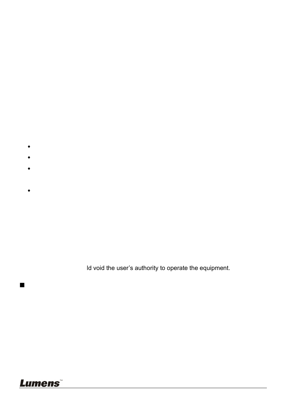 En55022 (ce radiation) warning | Lumens Technology DC166 User Manual | Page 7 / 36