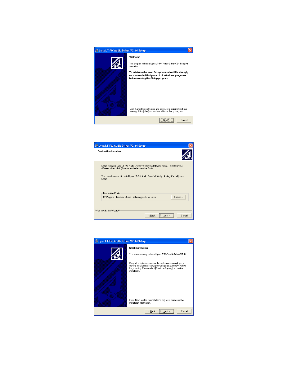 Lynx Studio LT-FW User Manual | Page 13 / 43