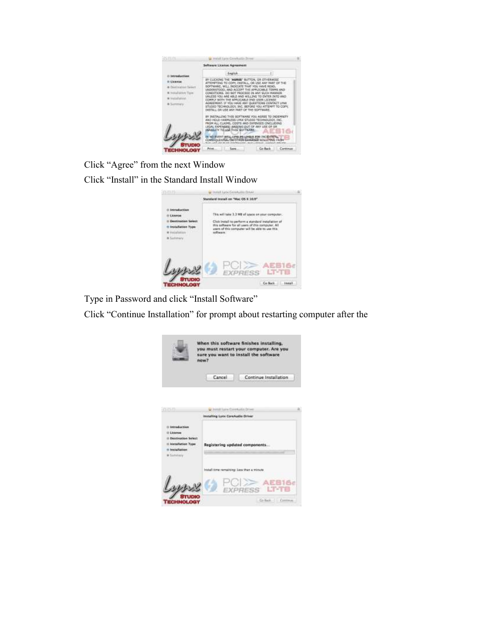 Lynx Studio LT-TB Thunderbolt User Manual | Page 17 / 55