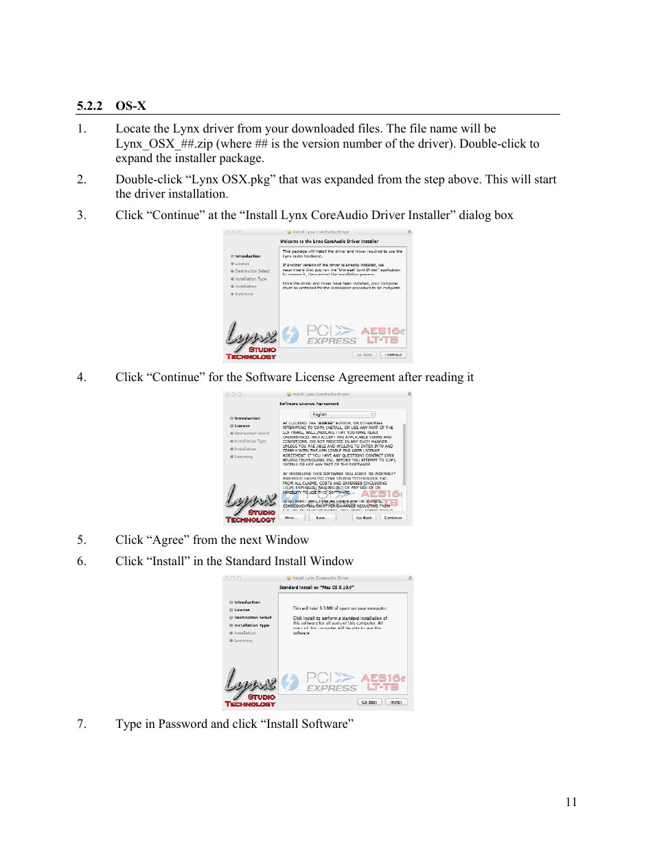 Lynx Studio E44 User Manual | Page 11 / 56
