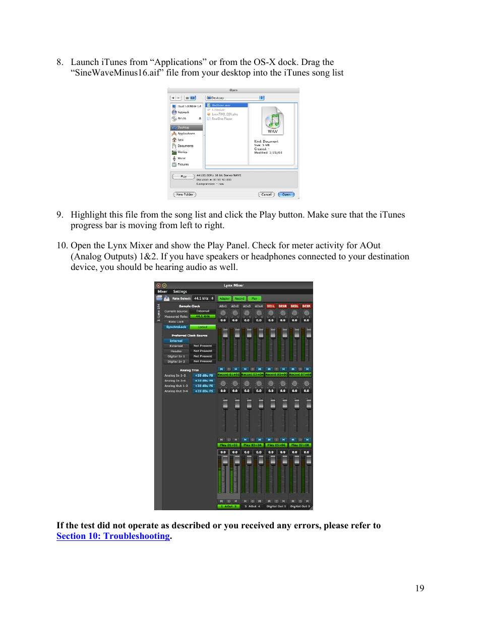 Lynx Studio E44 User Manual | Page 19 / 56
