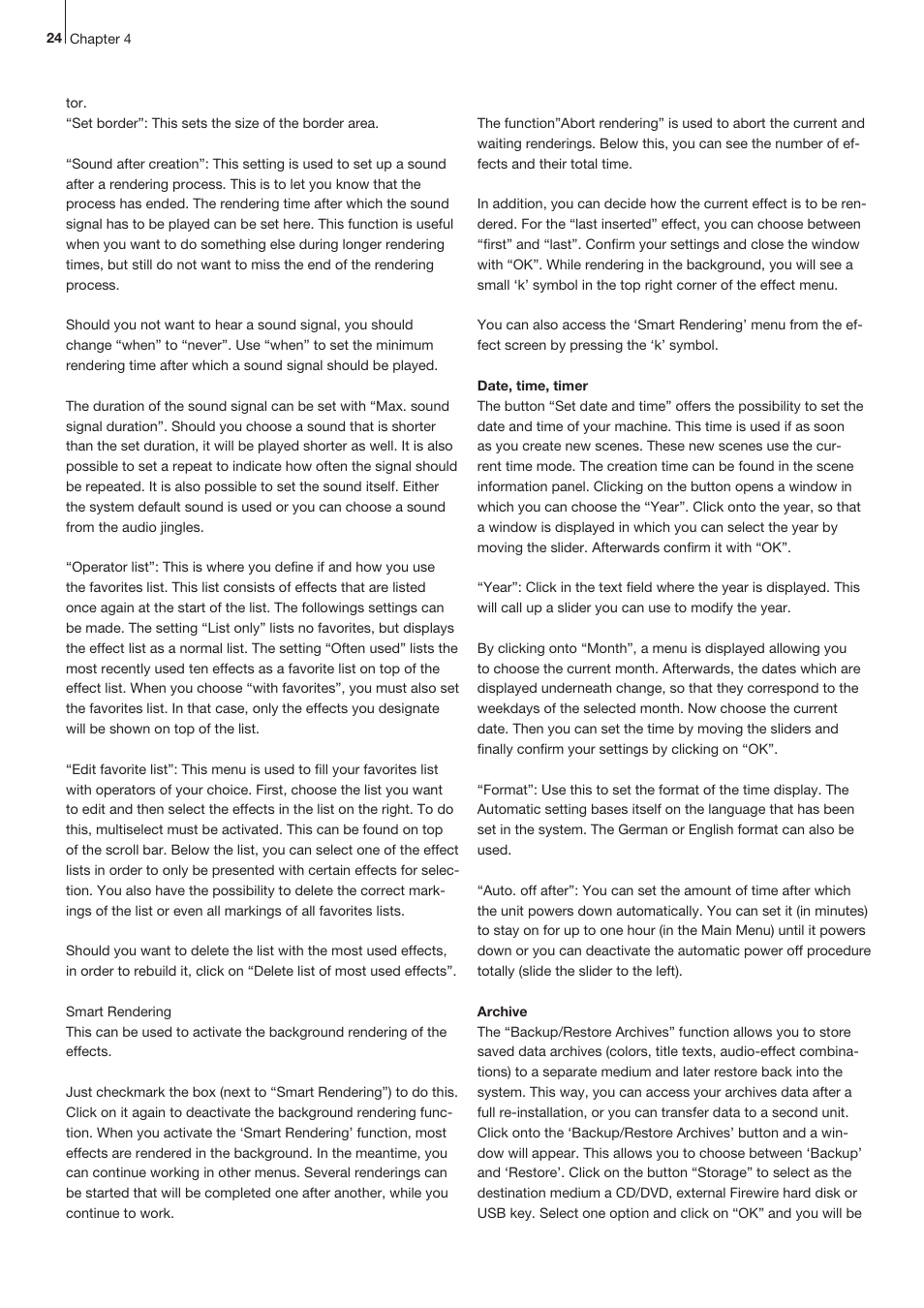 MacroSystem Bogart SE Ver.4 User manual User Manual | Page 24 / 112