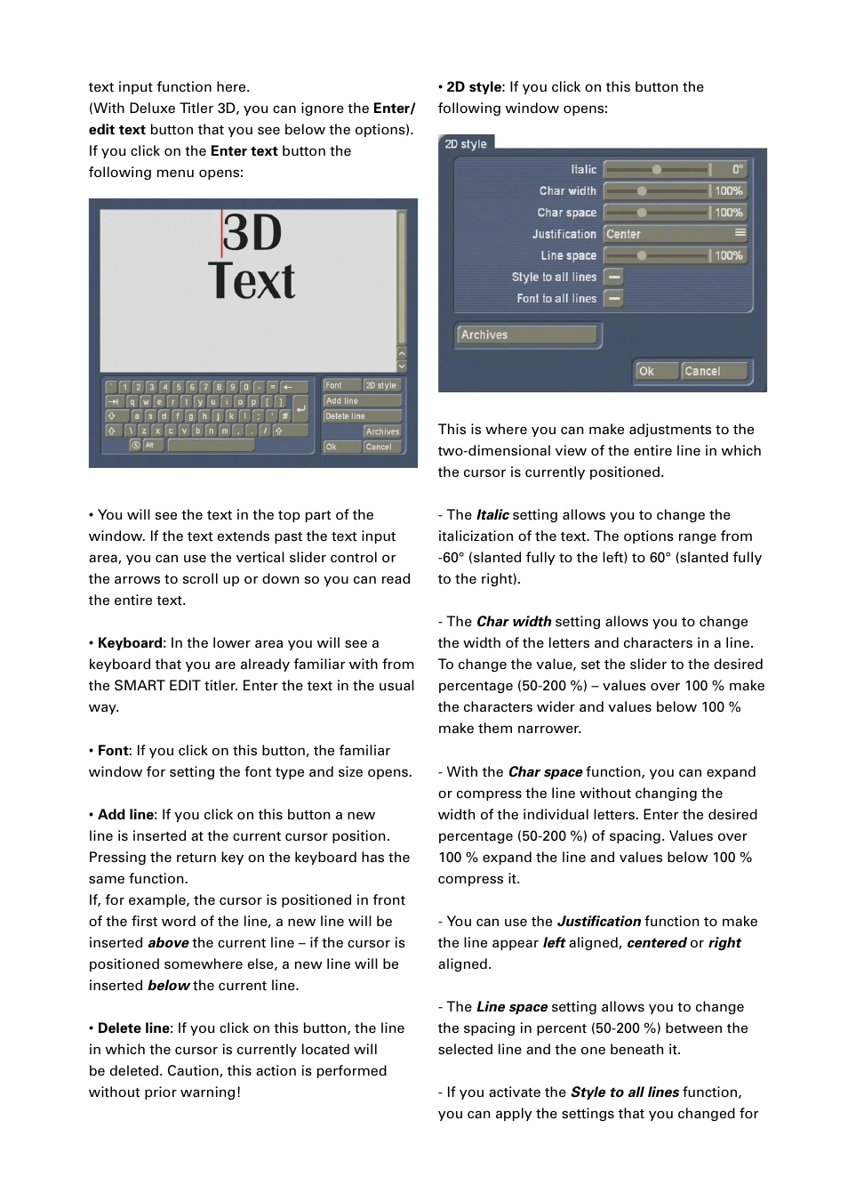 MacroSystem Deluxe-Titler 3D User Manual | Page 7 / 18