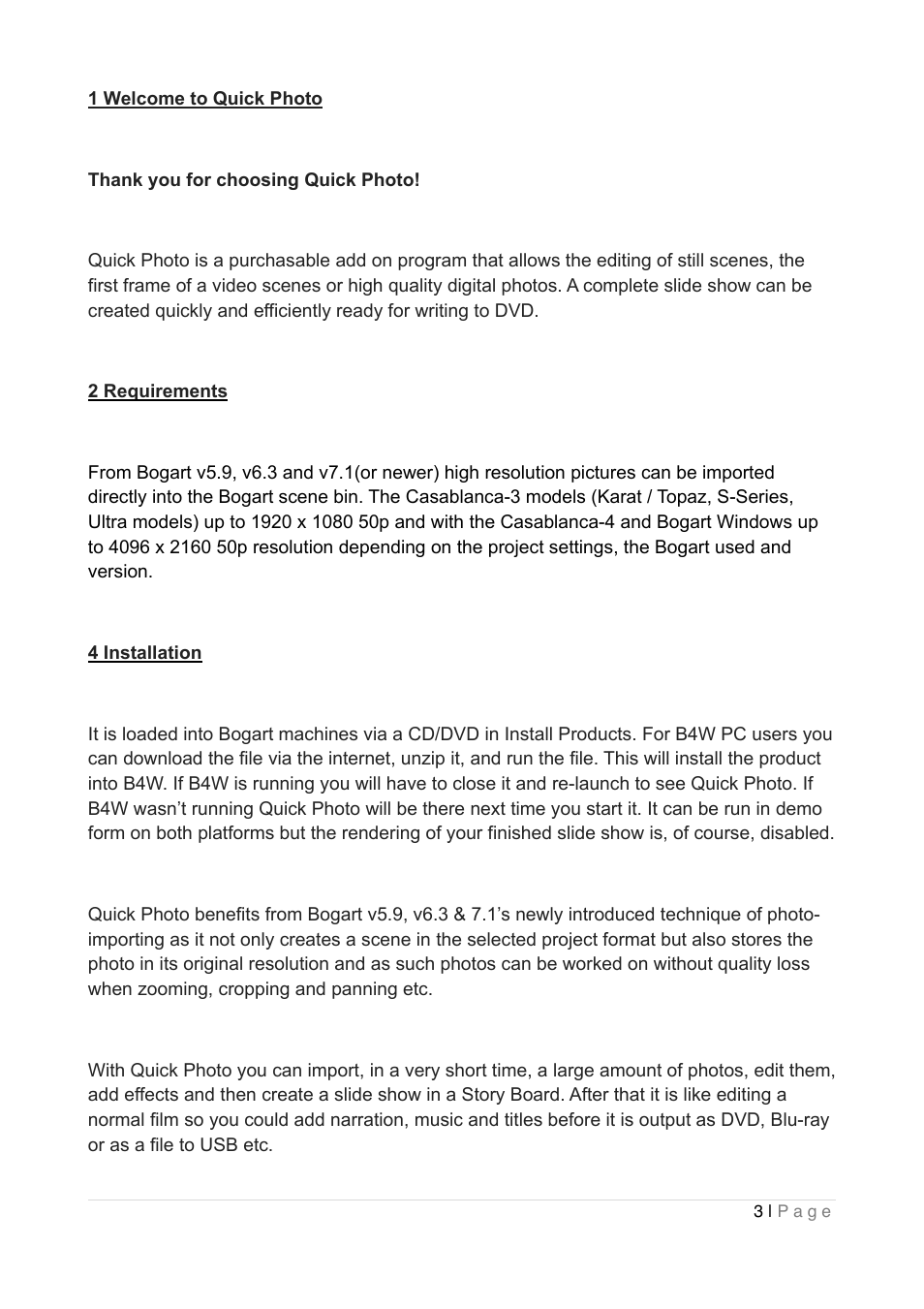 MacroSystem Quick-Photo User Manual | Page 3 / 20