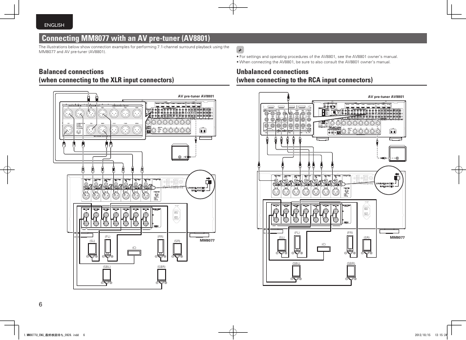 Marantz MM8077 User Manual | Page 10 / 18