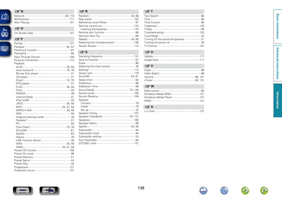 Marantz NR1504 User Manual | Page 141 / 146