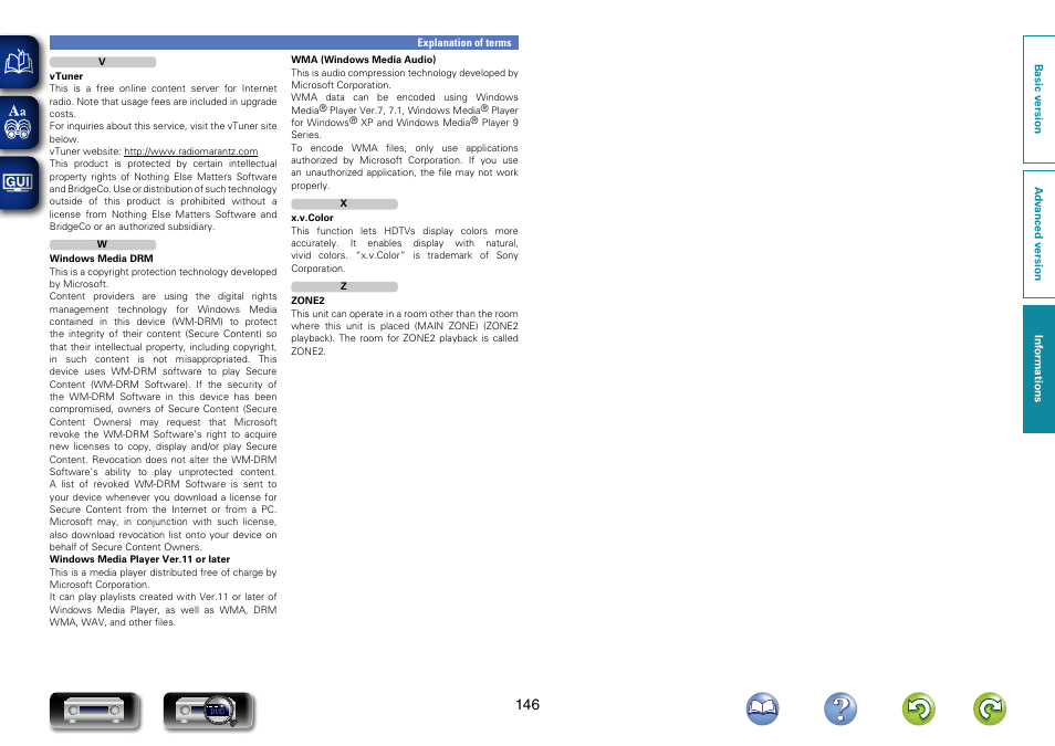 Marantz NR1603 User Manual | Page 149 / 159