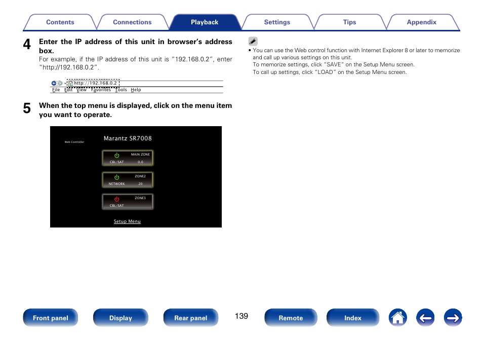 Marantz SR7008 User Manual | Page 139 / 286