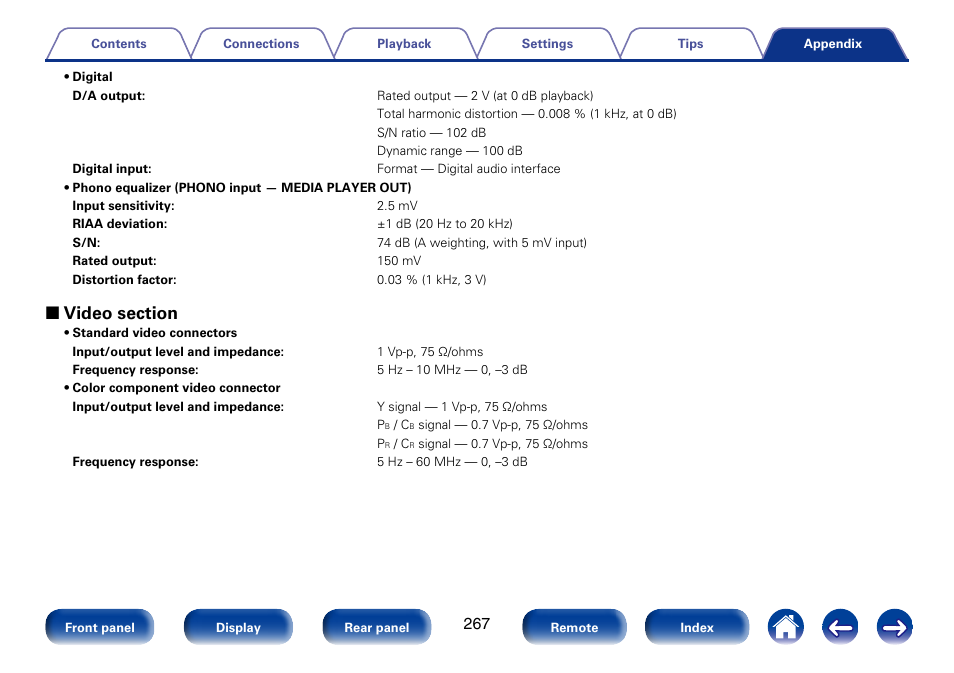 Marantz SR7008 User Manual | Page 267 / 286