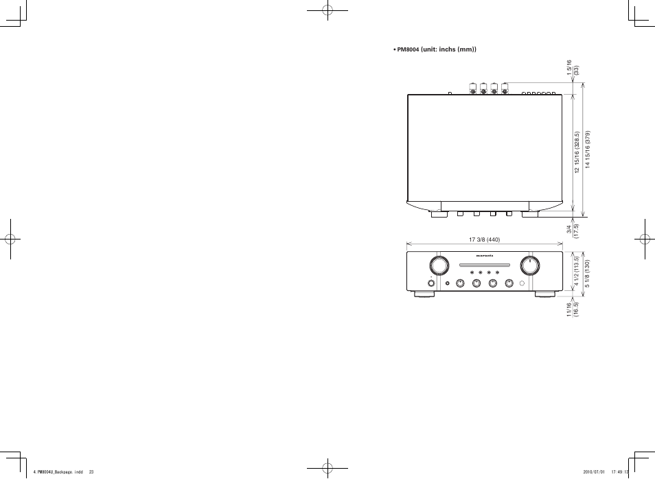 Marantz PM8004 User Manual | Page 16 / 17