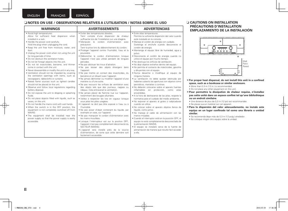 Marantz PM8004 User Manual | Page 3 / 17