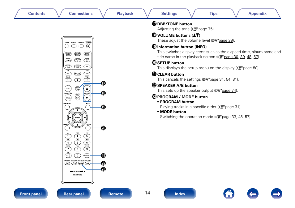 Marantz M-CR610 User Manual | Page 14 / 132