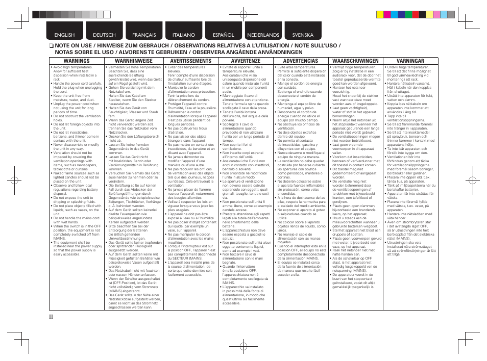 Ii n | Marantz PM5004 User Manual | Page 3 / 23