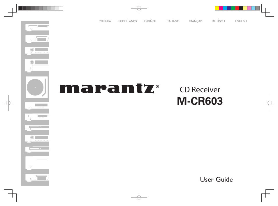 Marantz MCR603 User Manual | 56 pages