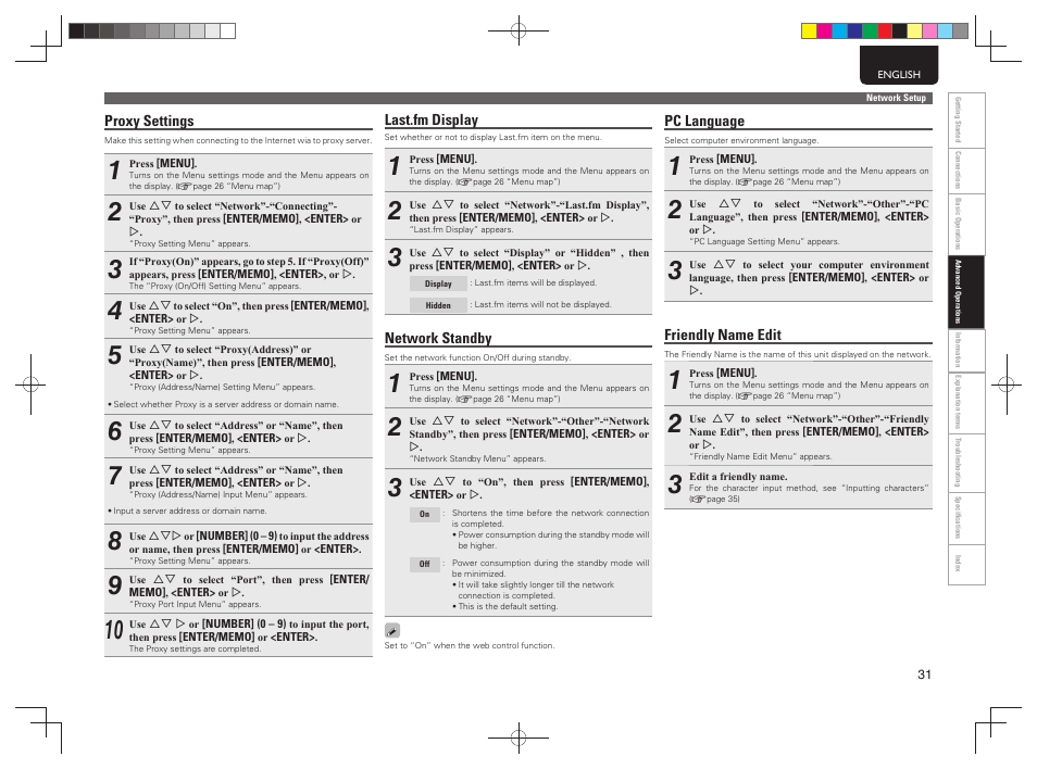 Marantz MCR603 User Manual | Page 37 / 56