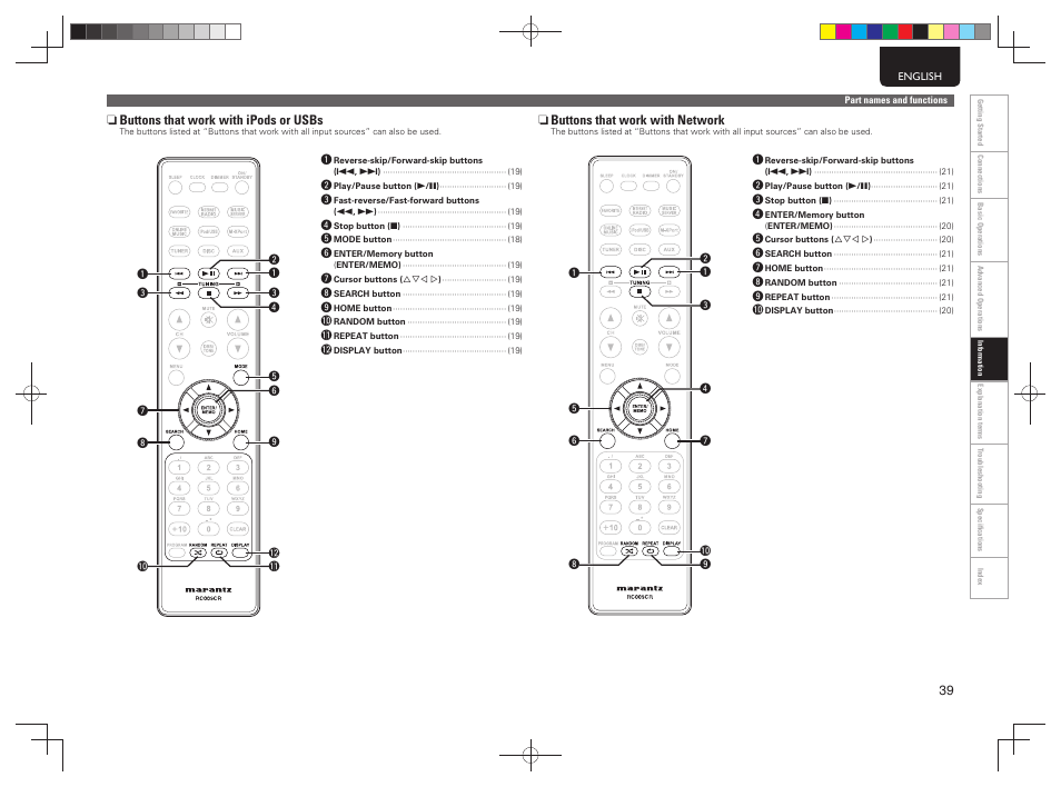 Marantz MCR603 User Manual | Page 45 / 56