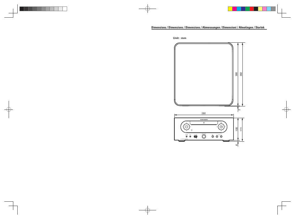 Marantz MCR603 User Manual | Page 55 / 56