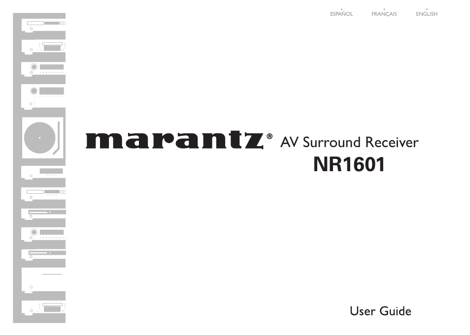 Marantz NR1601 User Manual | 88 pages